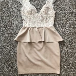 Peplum dress